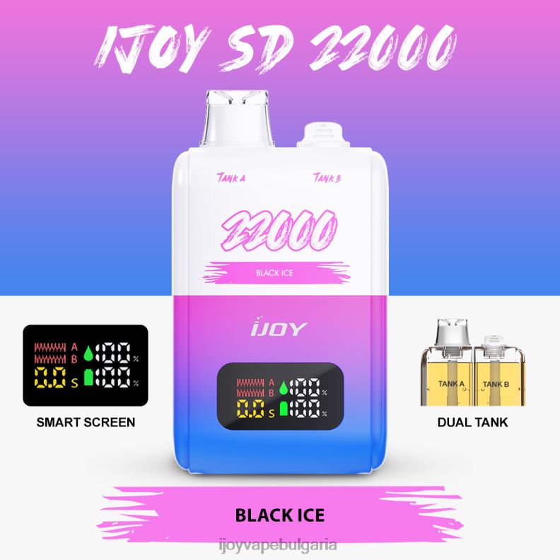 iJOY SD 22000 разполагаем R24RR148 iJOY Vapes For Sale | черен лед